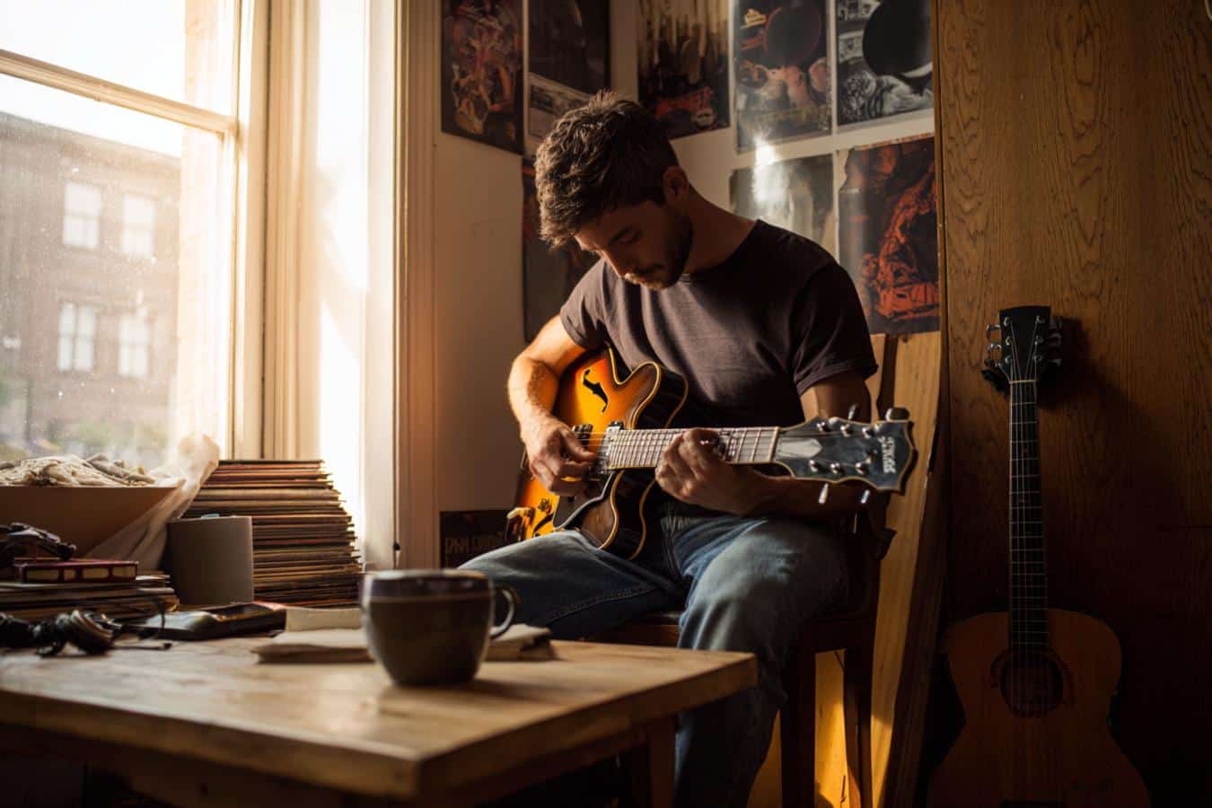 ajuste facil do braco da guitarra