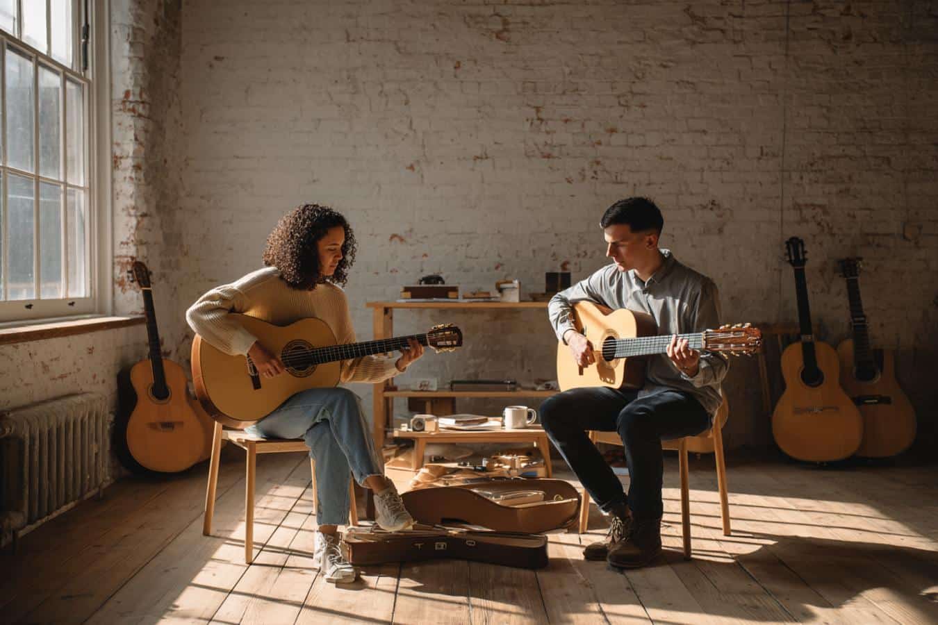 guitarra folk versus guitarra classica