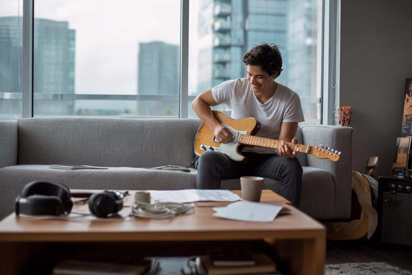 tocar guitarra pop facil estilo